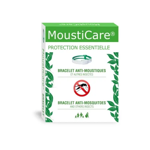 MOUSTICARE, balta apyrankė nuo uodų, erkių, N1