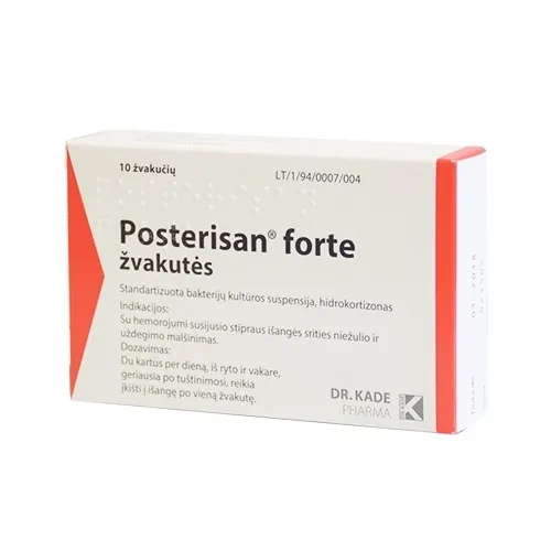 Posterisan forte žvakutės N10