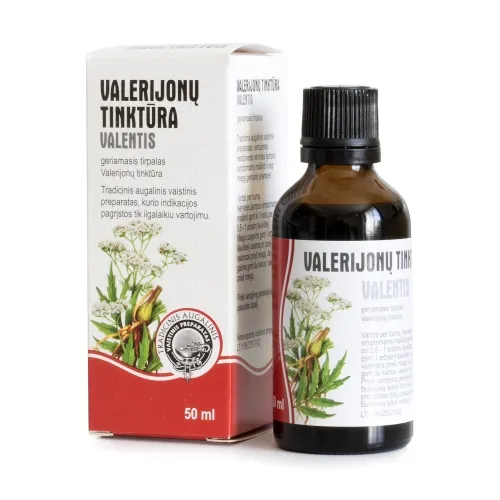 VALERIJONŲ TINKTŪRA VALENTIS geriamasis tirpalas 50ml