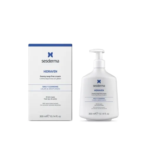 SESDERMA bemuilis putojantis prausiklis HIDRAVEN, 300ml