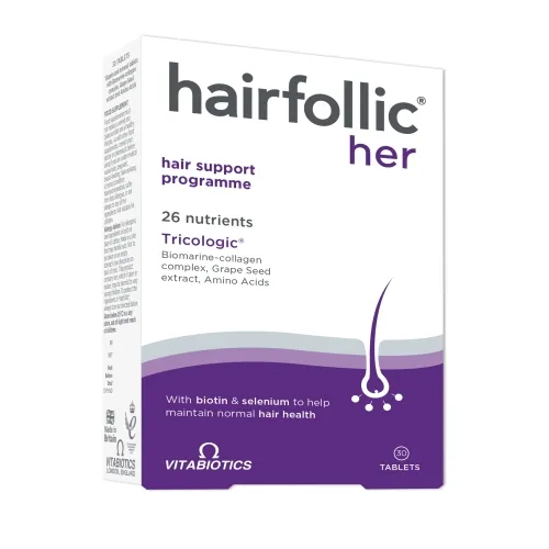 HAIRFOLLIC maisto papildas moterų plaukams WOMAN, 30 tablečių -  