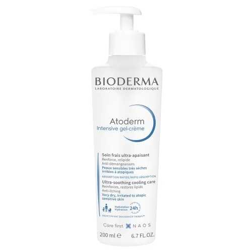 BIODERMA gelis-kremas sausai atopiškai odai ATODERM INTENSIVE, 200ml -  