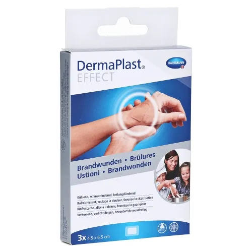 HARTMANN pleistras nudegimams DERMAPLAST EFFECT, 4.5 x 6.5cm, N3 -  