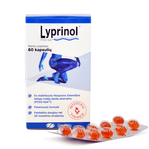 Product image of LYPRINOL®, 60 kapsulių