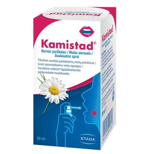 KAMISTAD SPRAY burnos purškalas, 20 ml