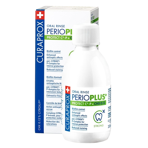 CURAPROX skalavimo skystis su 0.12% chlorheksidino PERIO PLUS+, 200ml