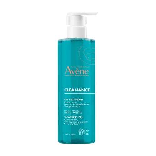 EAU THERMALE AVENE CLEANANCE valomasis gelis mišriai, riebiai odai -  