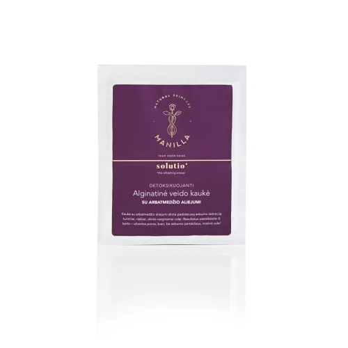 MANILLA detoksikuojanti alginatinė veido kaukė SOLUTIO, 30g -  