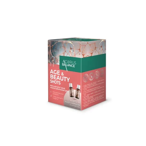 ACORUS BALANCE geriamasis tirpalas AGE & BEAUTYSHOTS, 10ml x N14 -  