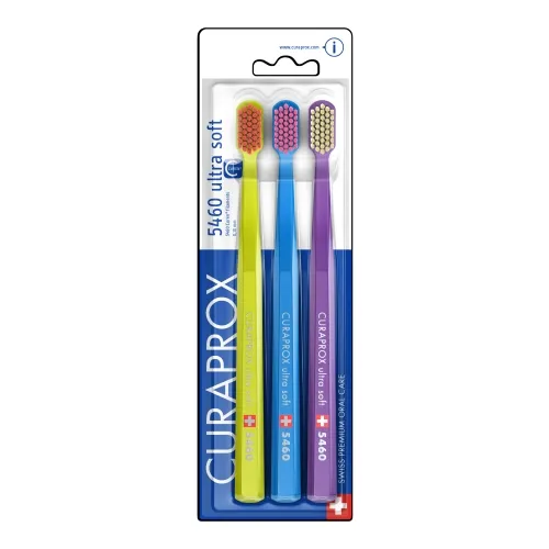 Curaprox Triple-BLISTER CS5460 ultra soft šepetėliai N3 -  