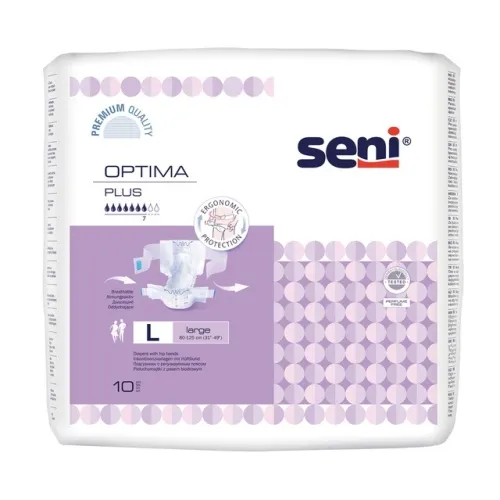 SENI Optima Plus L (premium) juos.-sausk. suaug. N10 -  1