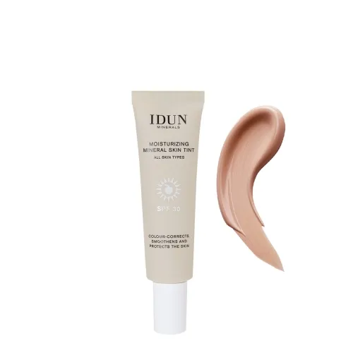 IDUN Minerals veido kremas su atspalviu SPF30, Nr.1418, 27 ml