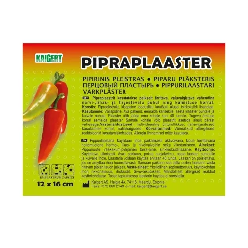 Pleistras, pipirinis 12 x 16 cm