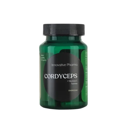 Product image of INNOVATIVE PHARMA CORDYCEPS + VITAMINAS C IR TIAMINAS, N30