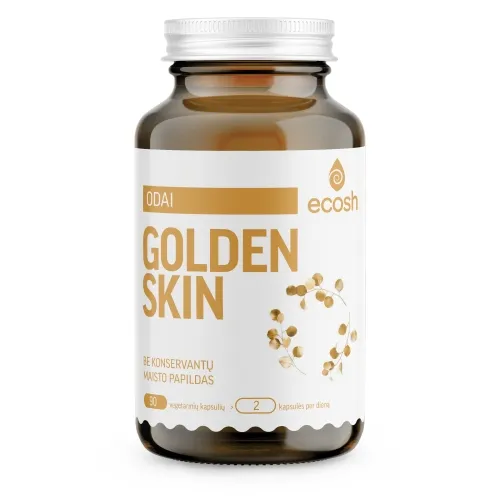 ECOSH Golden Skin, 90 kapsulių -  