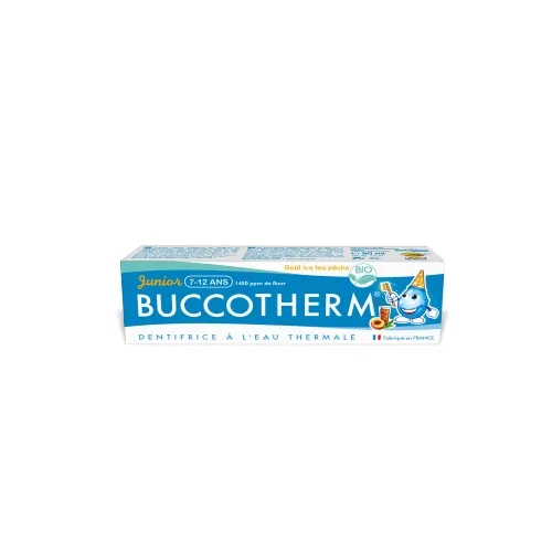Product image of BUCCOTHERM dantų pasta-gelis 7-12 m. vaikams JUNIOR , 50ml