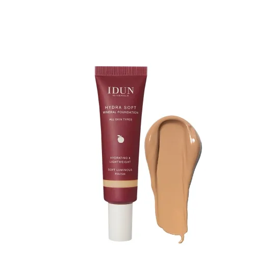 IDUN Minerals skystas mineralinis makiažo pagrindas Nr.1258, 30ml