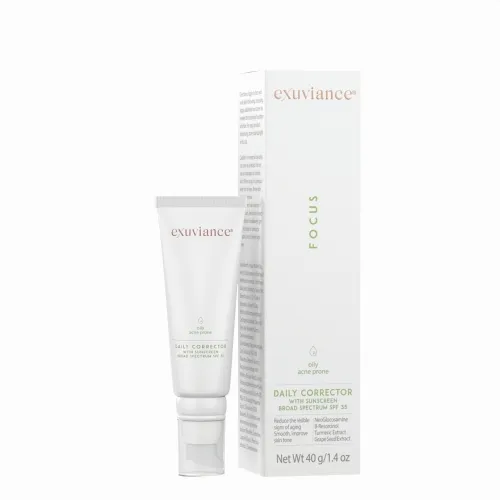 EXUVIANCE FOCUS dieninė emulsija SPF35 riebiai-mišriai odai 40g -  