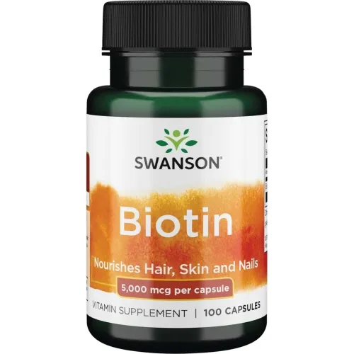 SWANSON BIOTINAS 5000 MCG 100 KAPS.