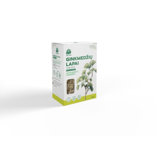 ŠVF žolelių arbata GINKMEDŽIŲ LAPAI, 50g -  