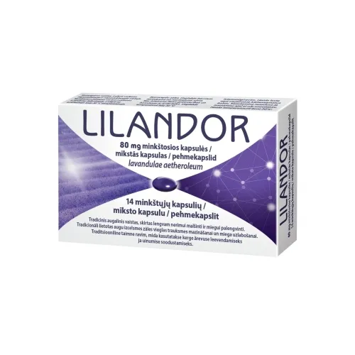 LILANDOR 80mg minkštosios kapsulės N14