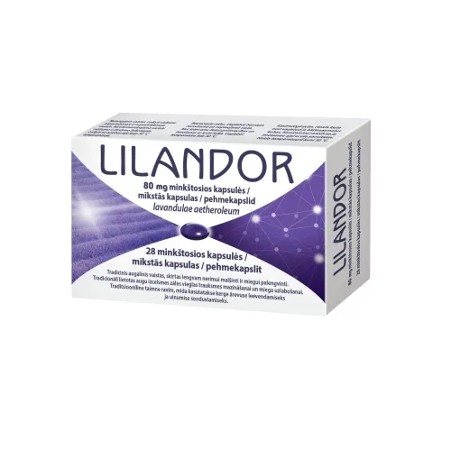 LILANDOR 80mg minkštosios kapsulės N28