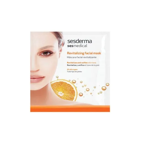 SESDERMA gaivinamoji kaukė su vitaminu C lakštinė SES-MEDICAL, 1vnt -  
