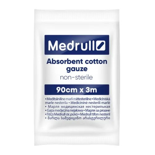 MEDRULL medicininė marlė, 3 m x 90 cm -  1