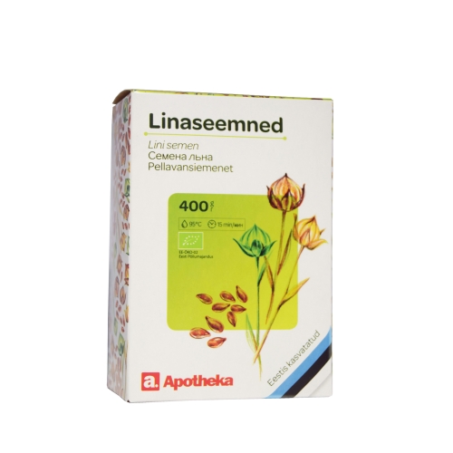 APOTHEKA vaistažolių arbata LINŲ SĖKLOS, 400g