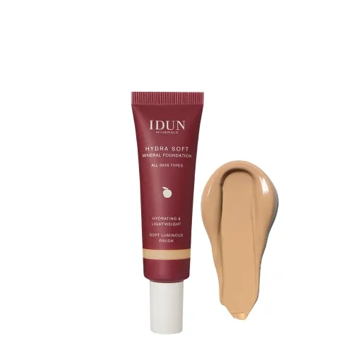 IDUN Minerals skystas mineralinis makiažo pagrindas Nr.1256, 30ml