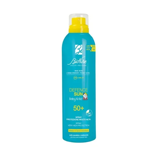 Product image of BioNike apsauginė dulksna vaikams DEFENCE SUN Baby&Kid SPF50+, 200 ml