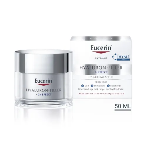 EUCERIN dieninis kremas nuo raukšlių HYALURON-FILLER SPF15, 50ml