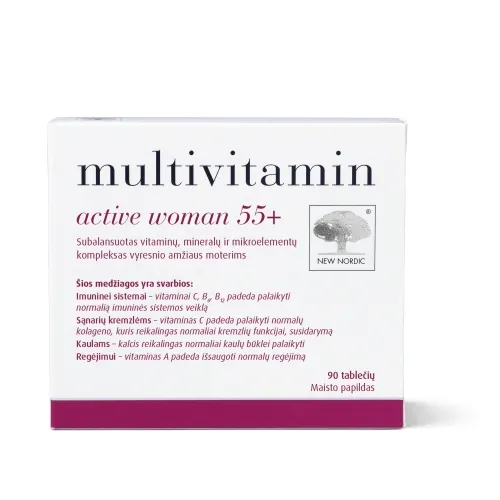 NEW NORDIC Multivitamin Active Woman 55+,  N90 -  
