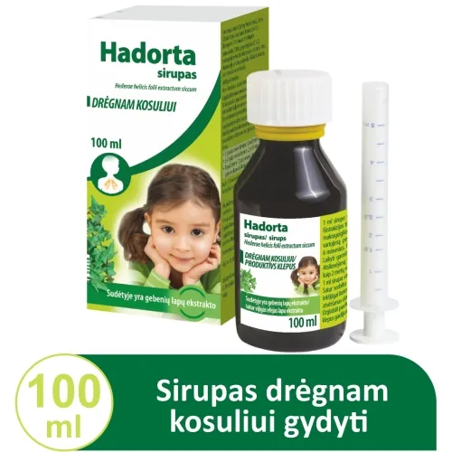 Hadorta 5,556 mg/ml 100 ml sirupo ir geriamasis švirkštas N1 -  