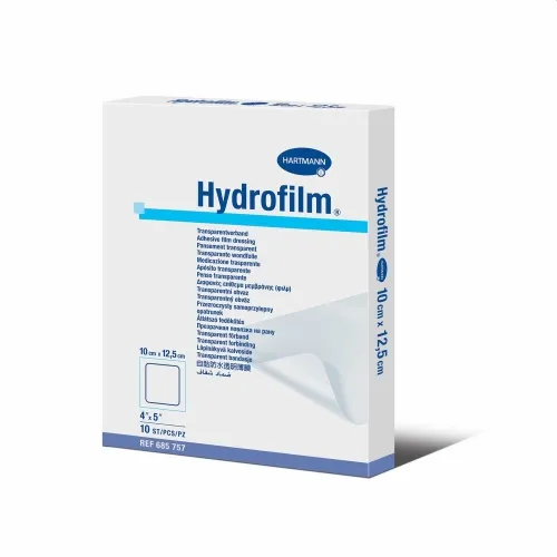 HYDROFILM atsparus vandeniui pleistras, skaidrus, 10x12,5cm, 10 vnt. -  