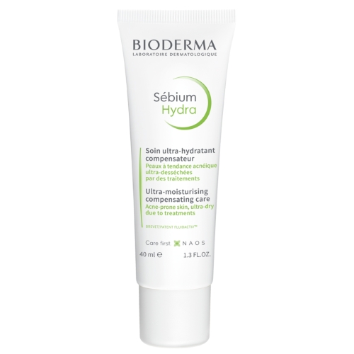 BIODERMA drėkinantis kremas riebiai ar mišriai odai SEBIUM HYDRA, 40ml -  