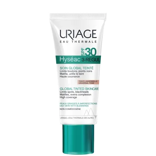 URIAGE tonins kremas HYSEAC 3-REGUL GLOBAL SPF30, 40ml -  