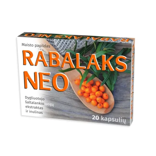 Product image of RABALAKS NEO kapsulės, N20
