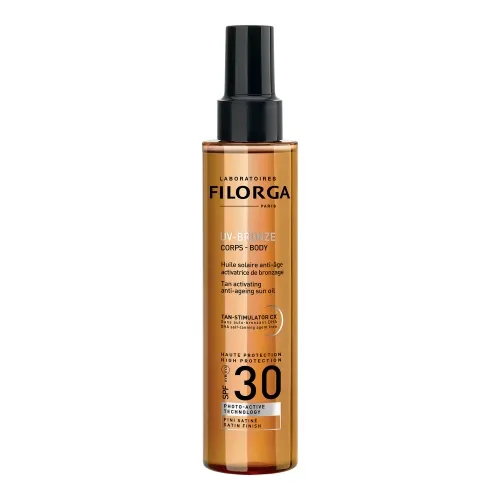 FILORGA įdegį sustiprinantis aliejus nuo saulės UV-BRONZE, 150ml -  