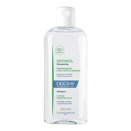 DUCRAY raminamasis šampūnas sudirgusiai galvos odai SENSINOL, 200 ml -  