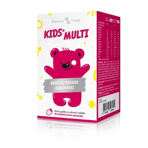 FORMULA VITALE Guminukai KIDS+ MULTI, N60 -  