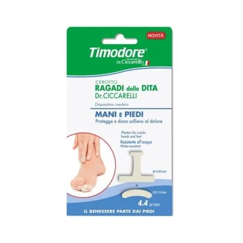 Product image of TIMODORE pleistrai odos įtrūkimams, rankoms ir kojoms, 8 vnt.