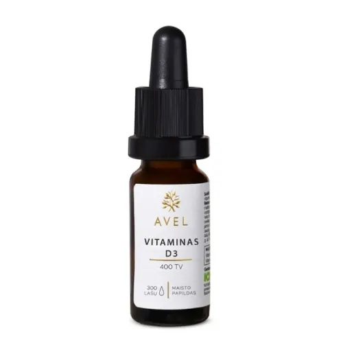 AVEL VITAMINAS D3, 400 TV, 300 lašų