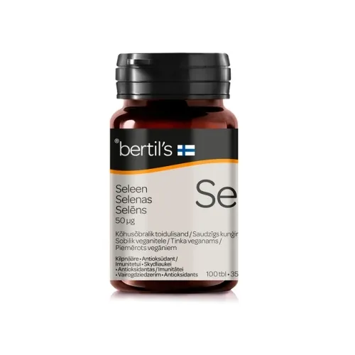 BERTIL'S Selenas 50μg SE, 100 tablečių -  1