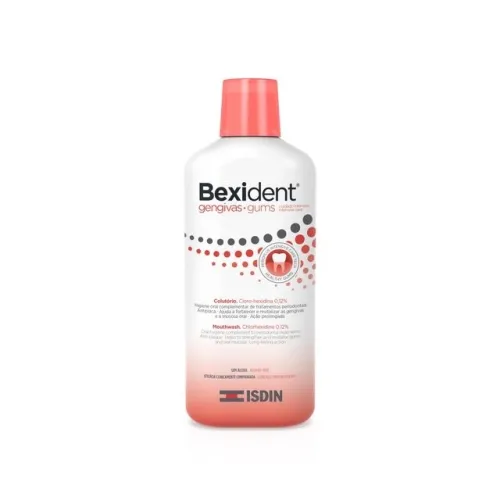 BEXIDENT burnos skalavimo skystis su 0,12% chlorheksidino, 500ml -  1