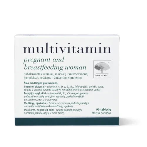 NEW NORDIC Multivitamin Pregnant and Breastfeeding Woman, N90