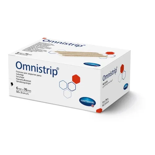 Product image of Omnistrip žaizdą užverianti juostelė, 6 x 76 mm, 3 vnt.