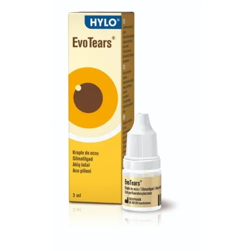 EVOTEARS akių lašai, 3ml -  1
