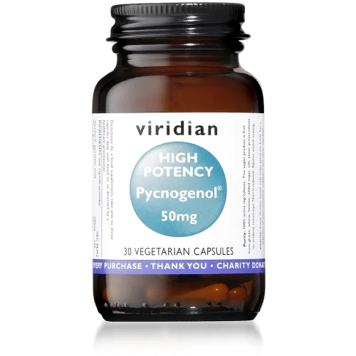 VIRIDIAN HIGH POTENCY PYCNOGENOL 50mg, N30 -  
