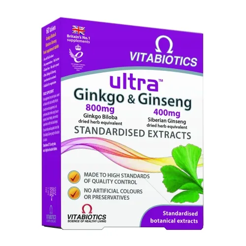ULTRA GINKGO & GINSENG, 60 tablečių